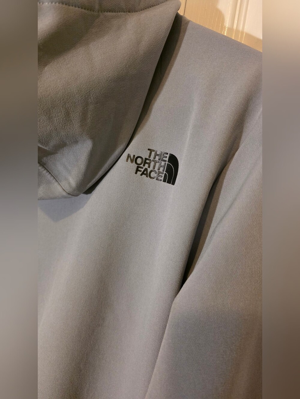 The North Face Women's Tekno Hoodie Pullover Softshell Jacket Grey Medium - Picture 11 of 11